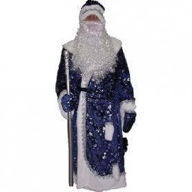 Дед мороз Синий плюш  |Карнавальный костюм для взрослых