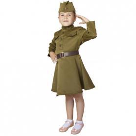 Военная форма ВОВ платье 